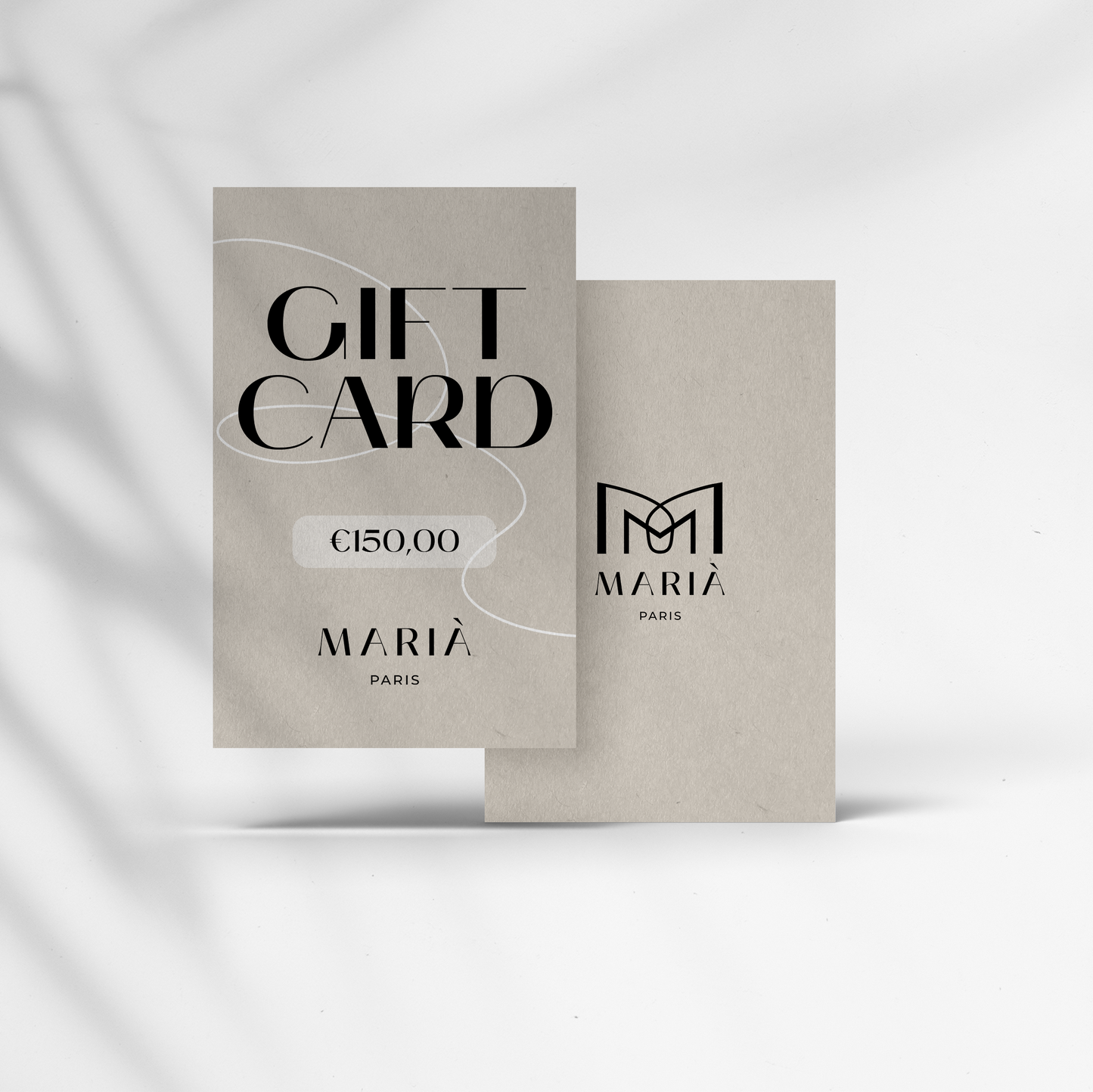 Carte-cadeau Maria Velychko